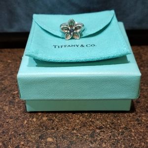 Tiffany and Co. Flower Ring Sterling Silver